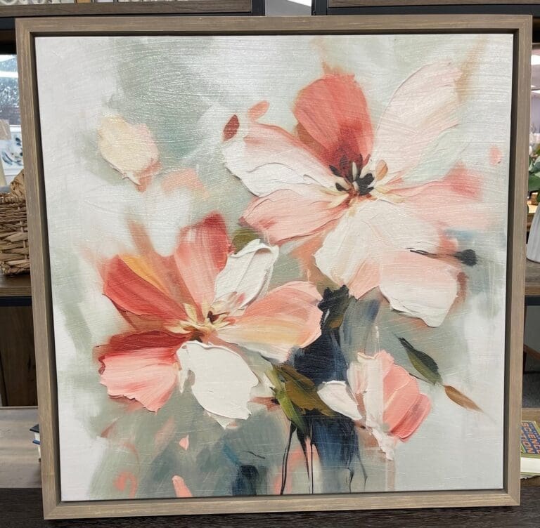 Blushing Blooms Floral Wall Art