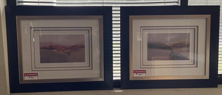 Serene Horizon Landscape Framed Art