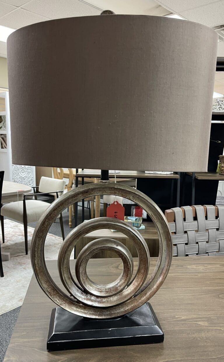 Sculptural Ring Table Lamp