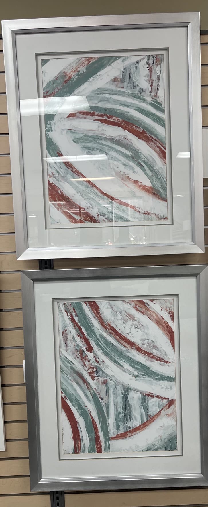 Sage & Terracotta Movement Framed Art